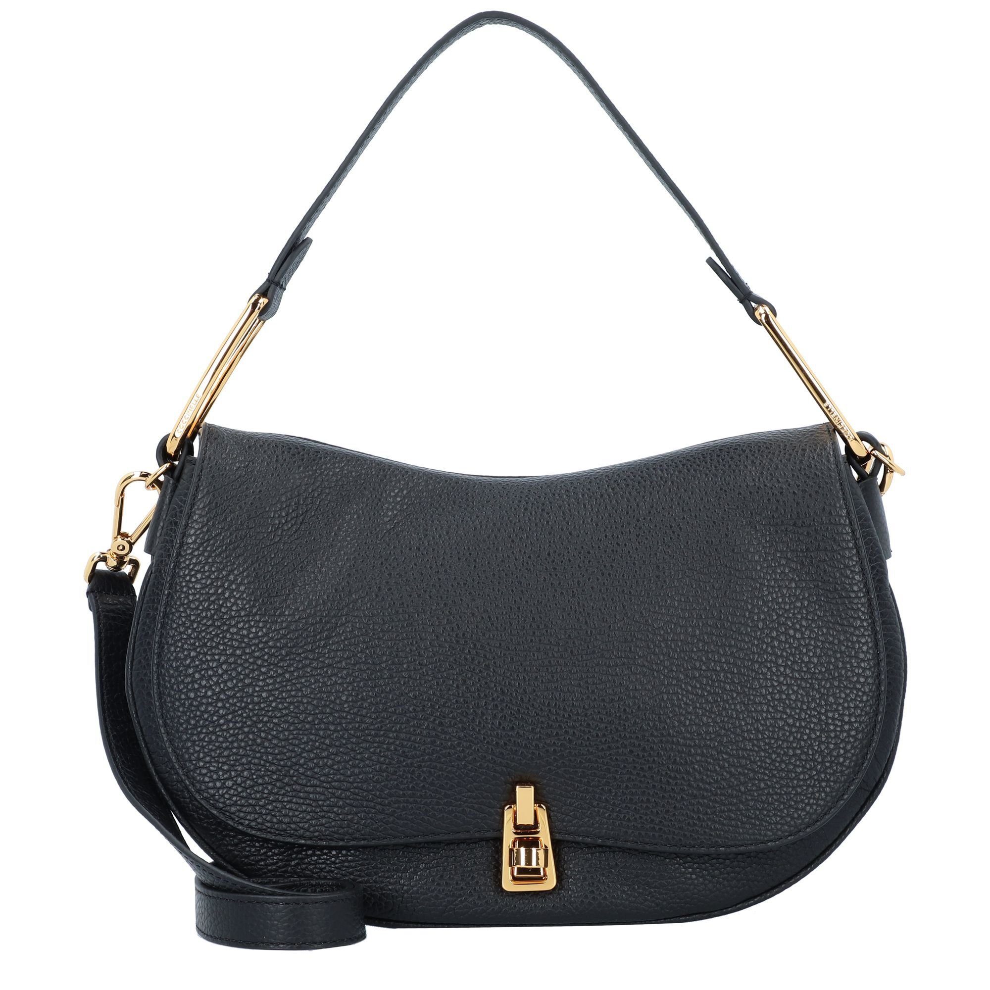 COCCINELLE Schultertasche Magie, Leder noir | Schultertaschen