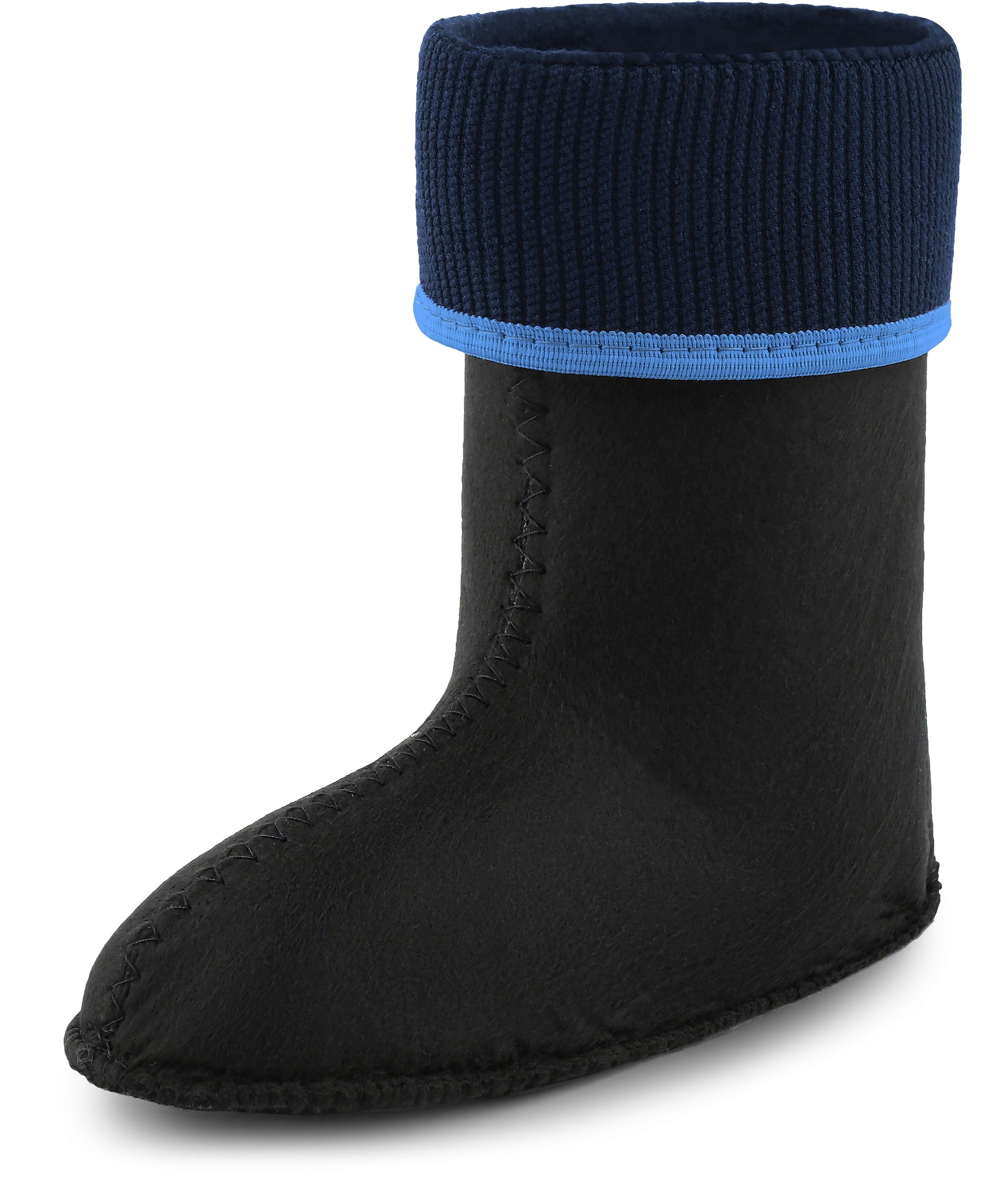 Ladeheid Schaftformer Kinder Mädchen Jungen Wärmende Stiefelsocken Gummistiefel Innen KL046 Hellblau