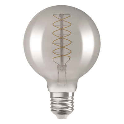 Osram LED-Leuchtmittel LED VINTAGE E27 GLÜHLAMPE GLOBE 95, E27