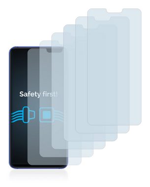 Savvies Schutzfolie für Xiaomi Mi 8 Lite, Displayschutzfolie, 6 Stück, Folie klar