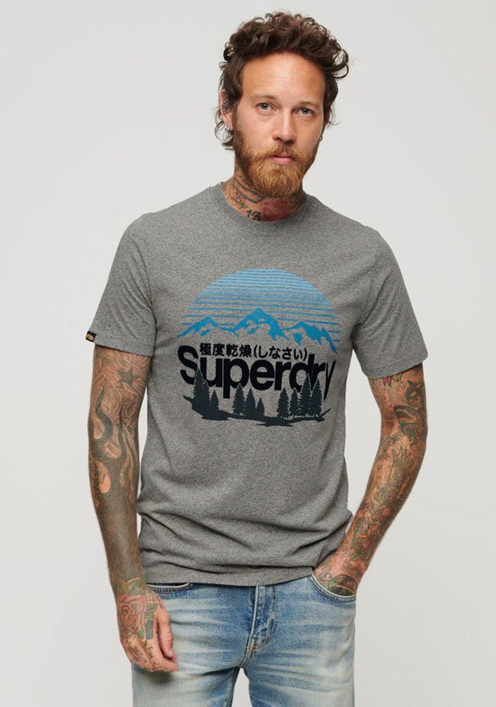 Superdry T-Shirt GREAT CL GRAPHIC OUTDOORS TEE