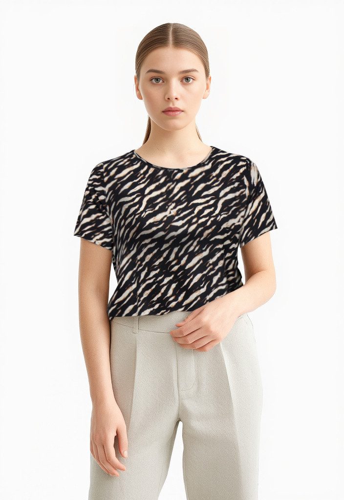 ONLY CARMAKOMA Shirtbluse CARVICA SS TOP WVN NOOS Materialmix, regular fit günstig online kaufen