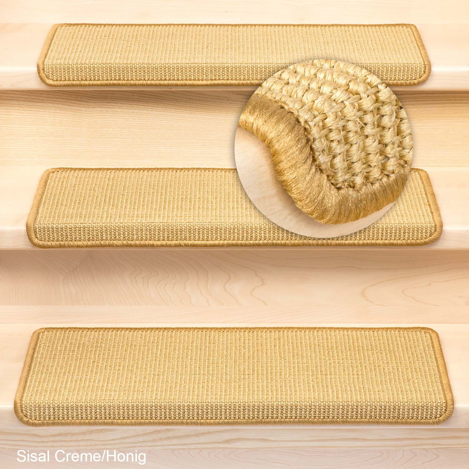 Metzker® Stufenmatte Stufenmatten Sisal Rechteckig Einzeln günstig online kaufen