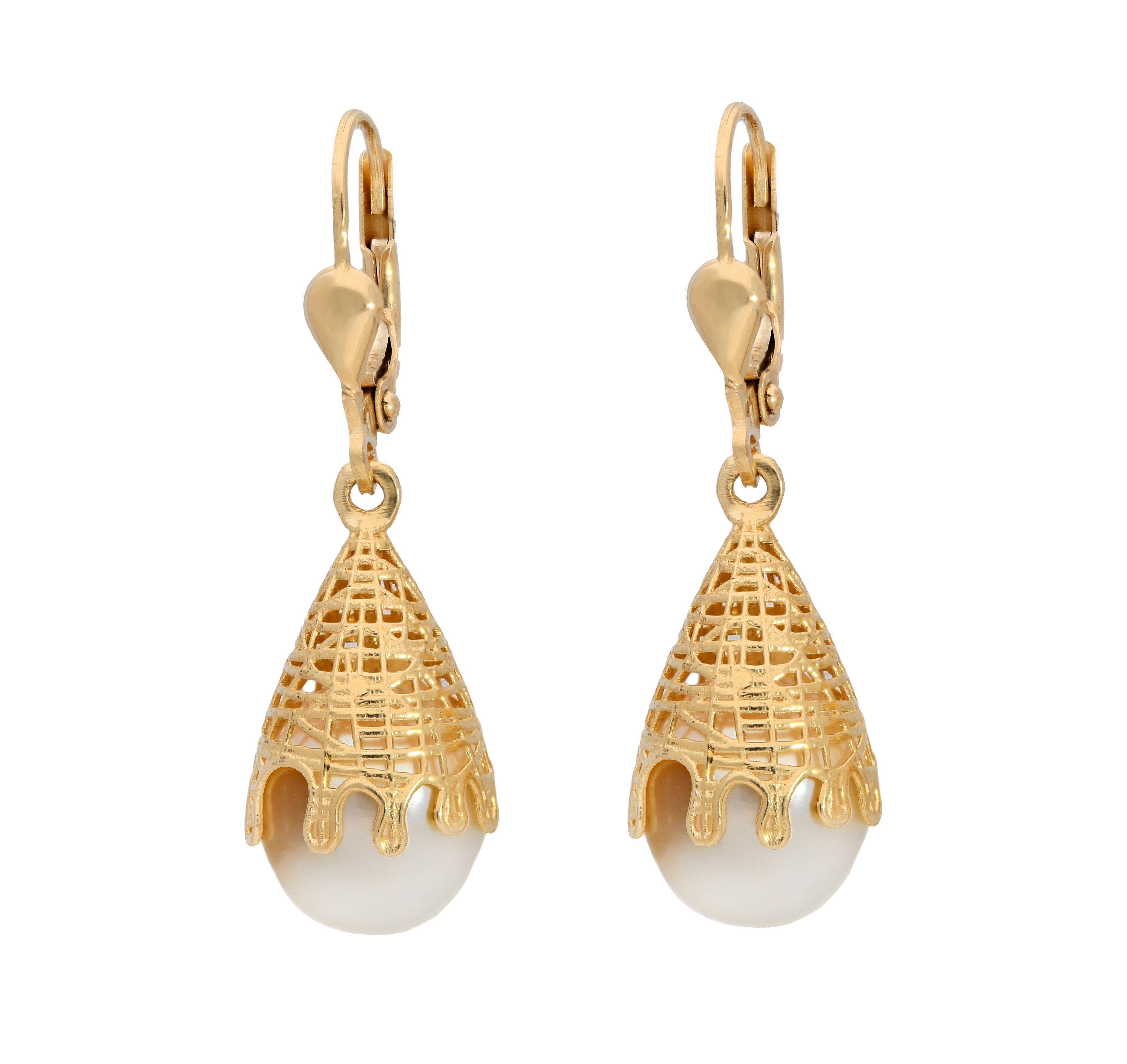 Vivance Paar Ohrhänger Ohrpendel mit Perlen, 2x Süßwasseperle günstig online kaufen