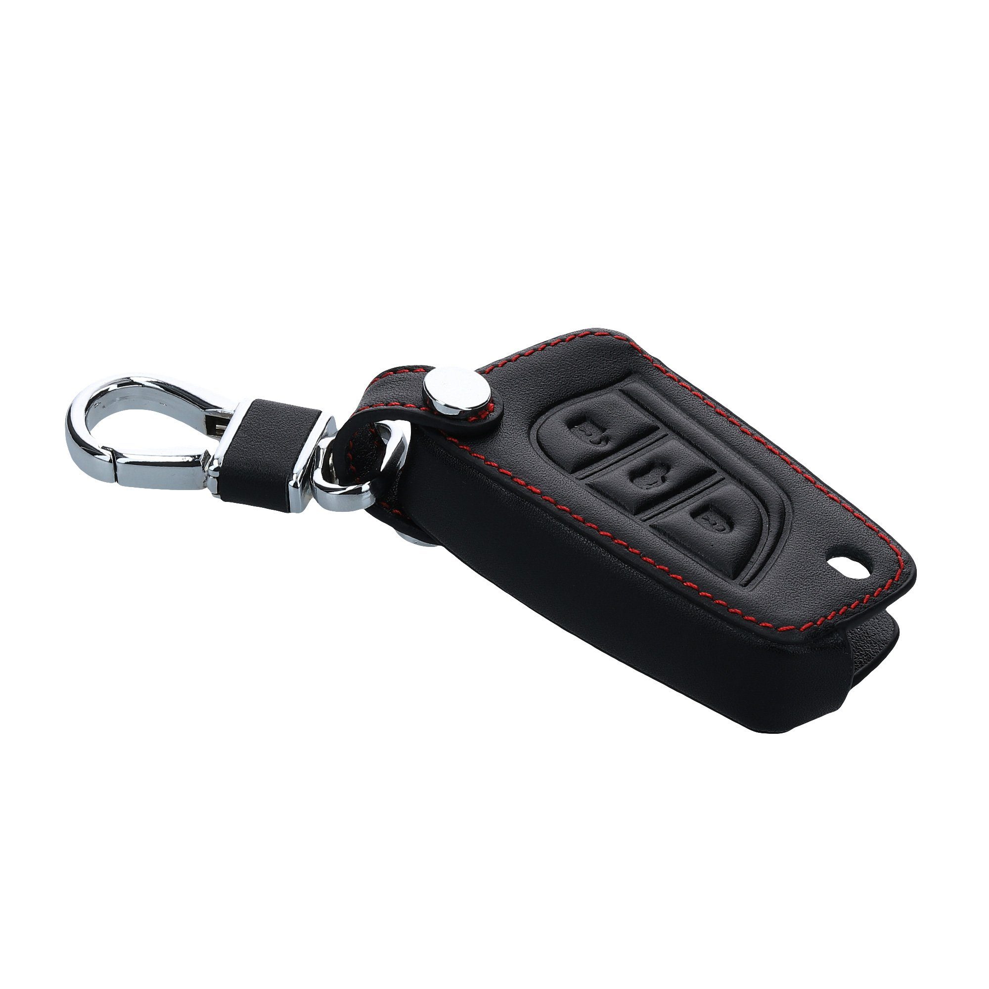 Hülle Schwarz Case Cover kwmobile Kunstleder Schlüsseltasche Toyota, für Autoschlüssel Schlüssel Schlüsselhülle