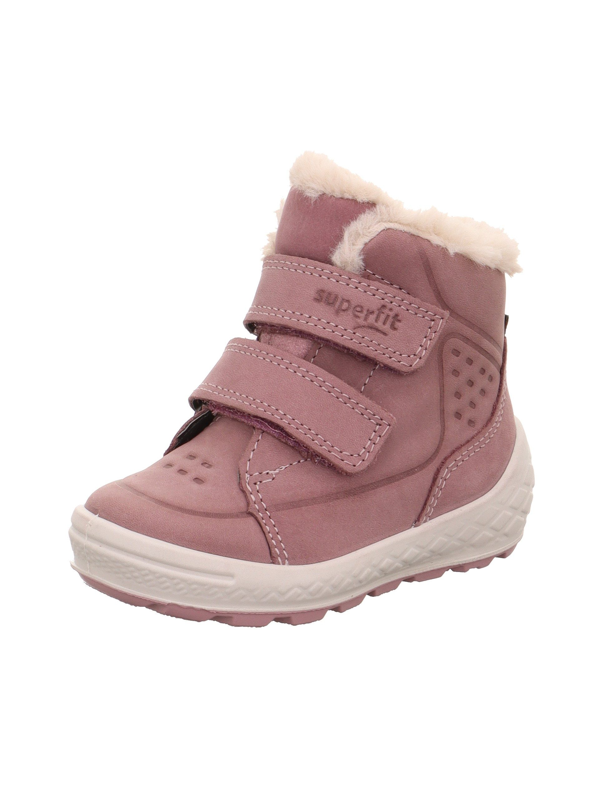Superfit GROOVY 2.0, WMS: mittel Klettstiefel Snowboots mit Schurwolle, Größenschablone zum Download