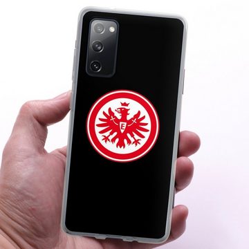 DeinDesign Handyhülle Eintracht Frankfurt SGE Adler Eintracht Frankfurt schwarz, Samsung Galaxy S20 FE 5G Silikon Hülle Bumper Case Handy Schutzhülle