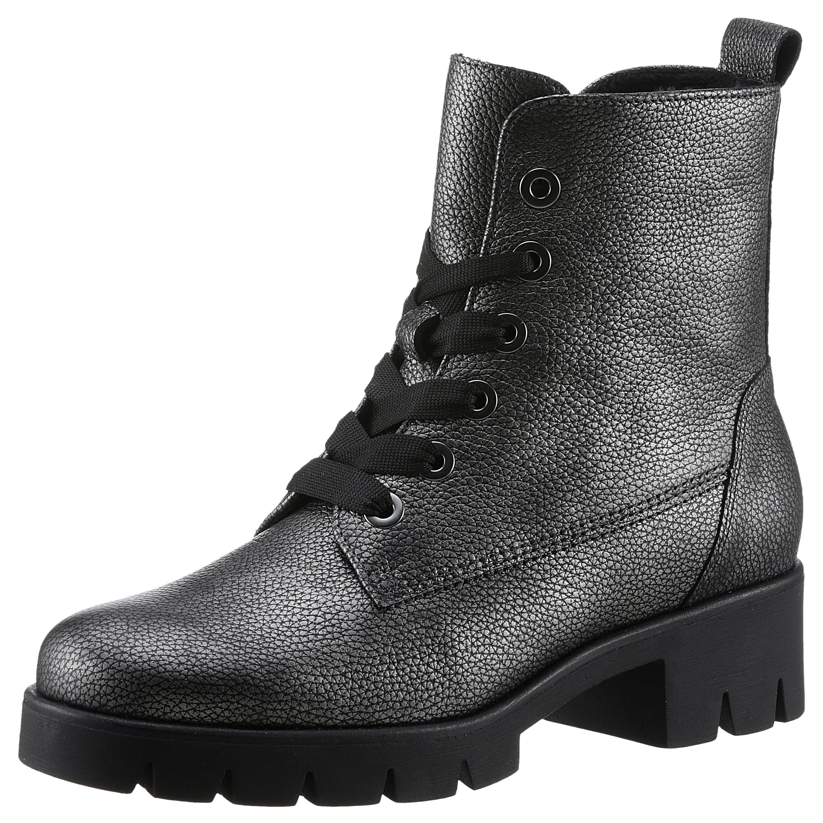 Gabor Schnürstiefelette, Blockabsatz, Plateau, Schnürboots mit günstig online kaufen
