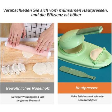 Lubgitsr Ravioliform Teigtaschen Maker,2 in 1 Dumpling Maker Machine,Manuelle Teigpresse, (1-tlg)