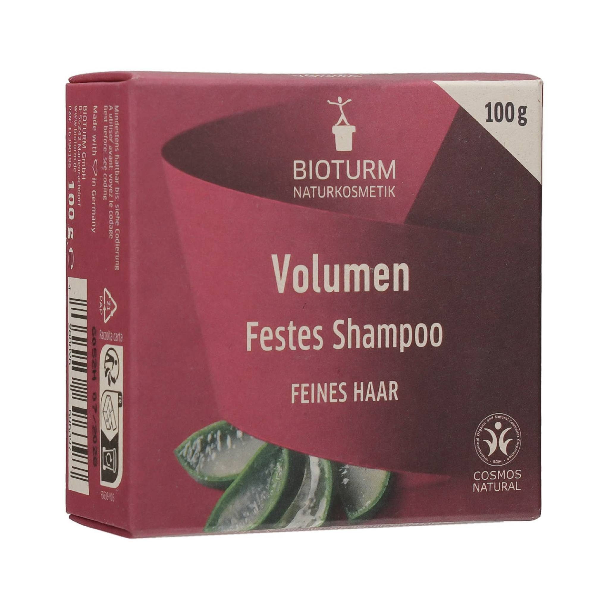 Bioturm Festes Haarshampoo BIOTURM festes Shampoo Volumen