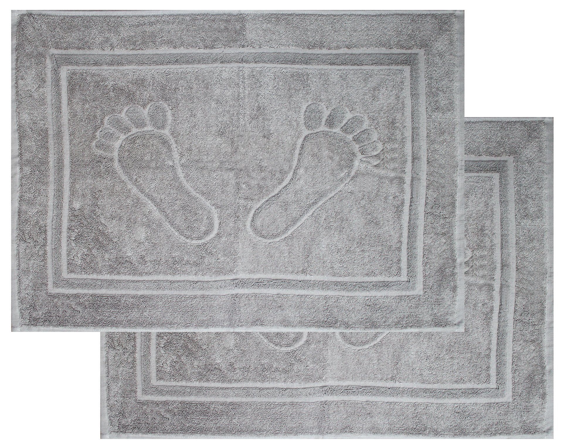 KH-Haushaltshandel Duschmatte 2er Pg. Badvorleger, Badematte Duschvorleger, günstig online kaufen