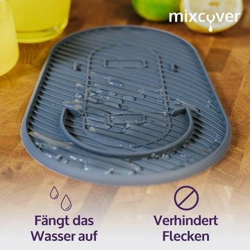 Mixcover Wassersprudler Flasche mixcover Silikonmatte, Abtropfmatte kompatibel mit SodaStream Duo