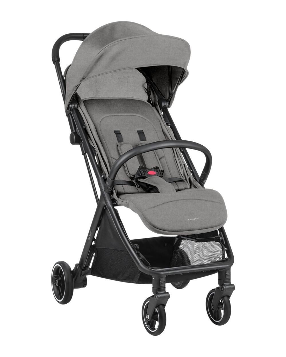 Kikkaboo Kinder-Buggy Kinderwagen Buggy Lauren, verstellbar faltbar Aluminiumrahmen bis 22 kg