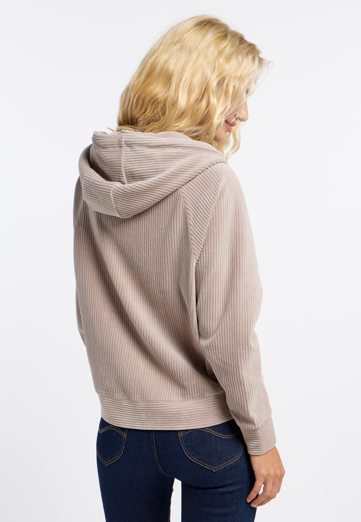 Ragwear Kapuzensweatjacke CORDULY in Cord Optik günstig online kaufen