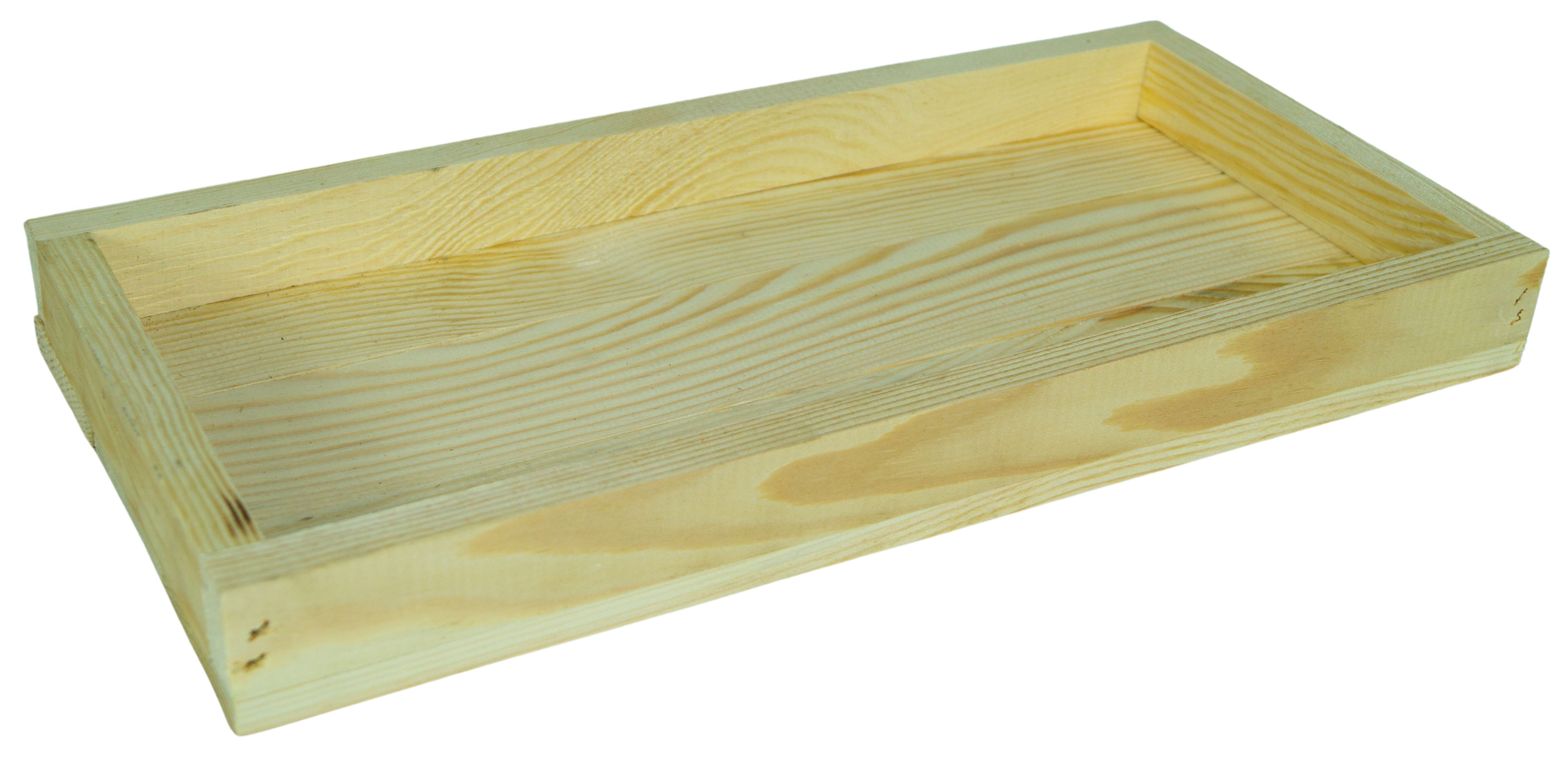 Kistenkolli Altes Land Allzweckkiste Kleines Dekotablett Emma 40x19x4cm in natur Schlüsselbox Aufbewahrung (Kein)