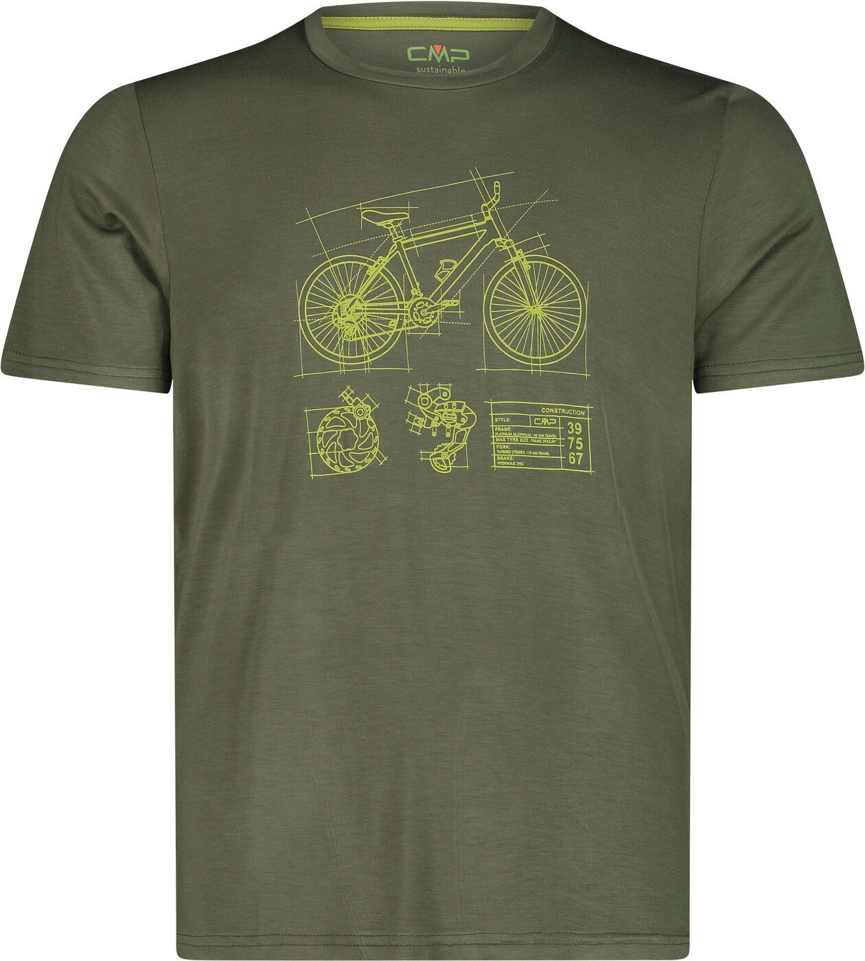 CAMPAGNOLO Kurzarmshirt MAN T-SHIRT | T-Shirts