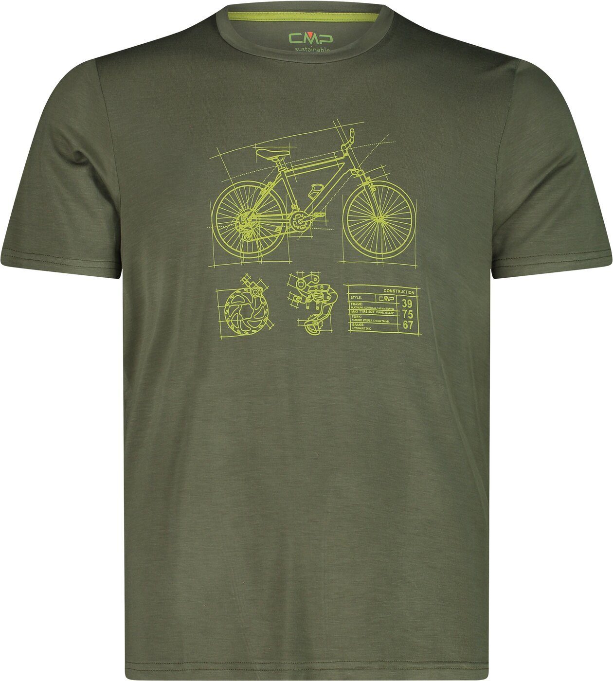 CAMPAGNOLO Kurzarmshirt MAN T-SHIRT