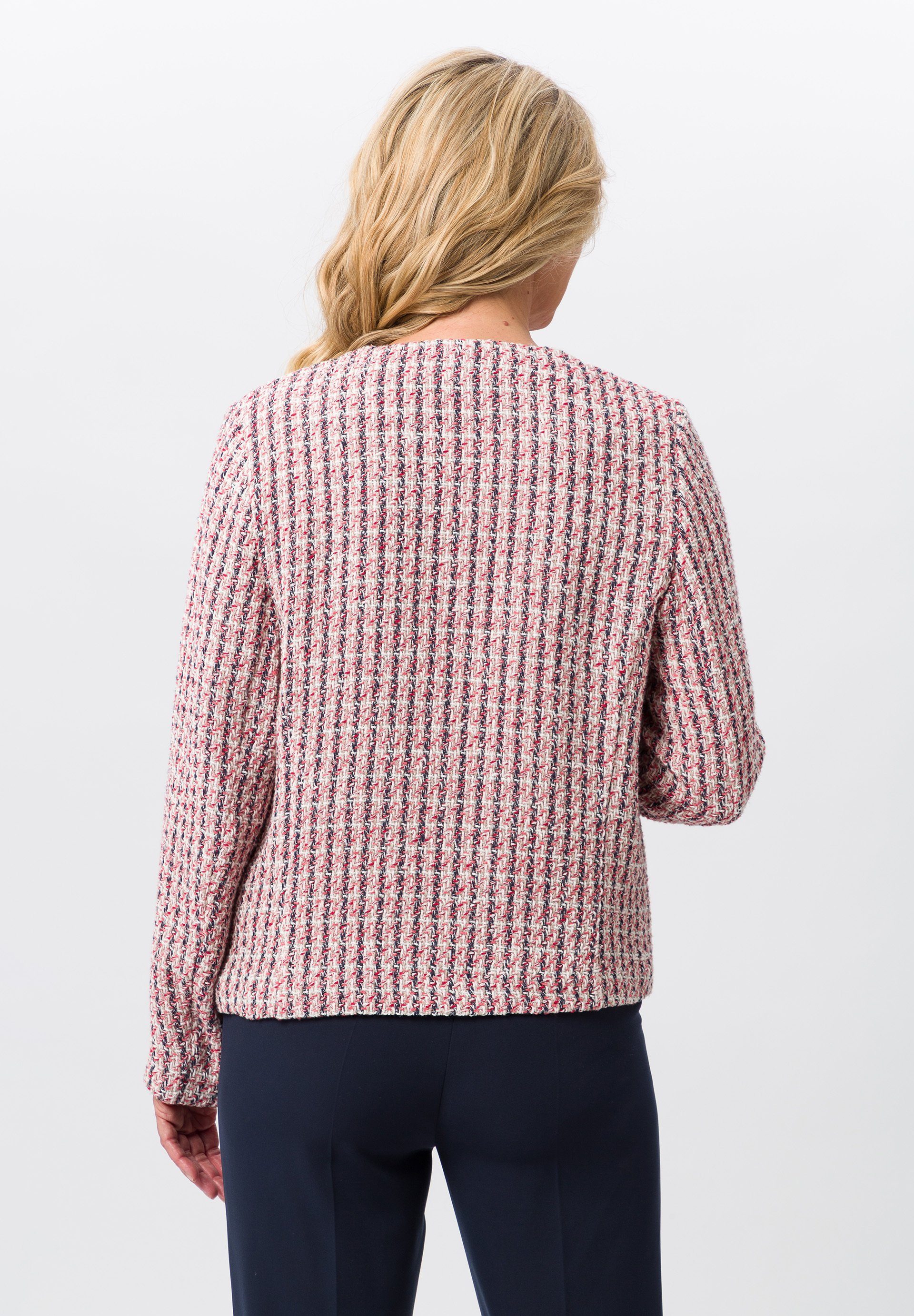 FRANK WALDER Kurzjacke mit dekorativem Reißverschluss