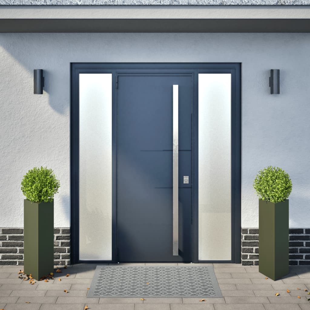 vidaXL Blumentopf Pflanzkübel 2 Stk. Olivgrün günstig online kaufen