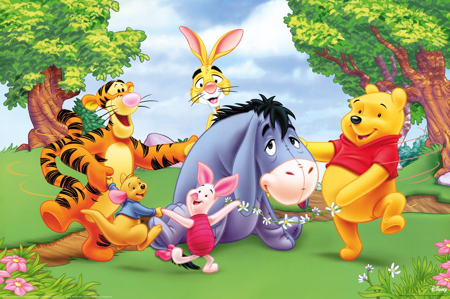 Papermoon Poster POSTER Nr.113 Winnie the Pooh, 61 X 91,5 CM, (Tiere Tiger günstig online kaufen