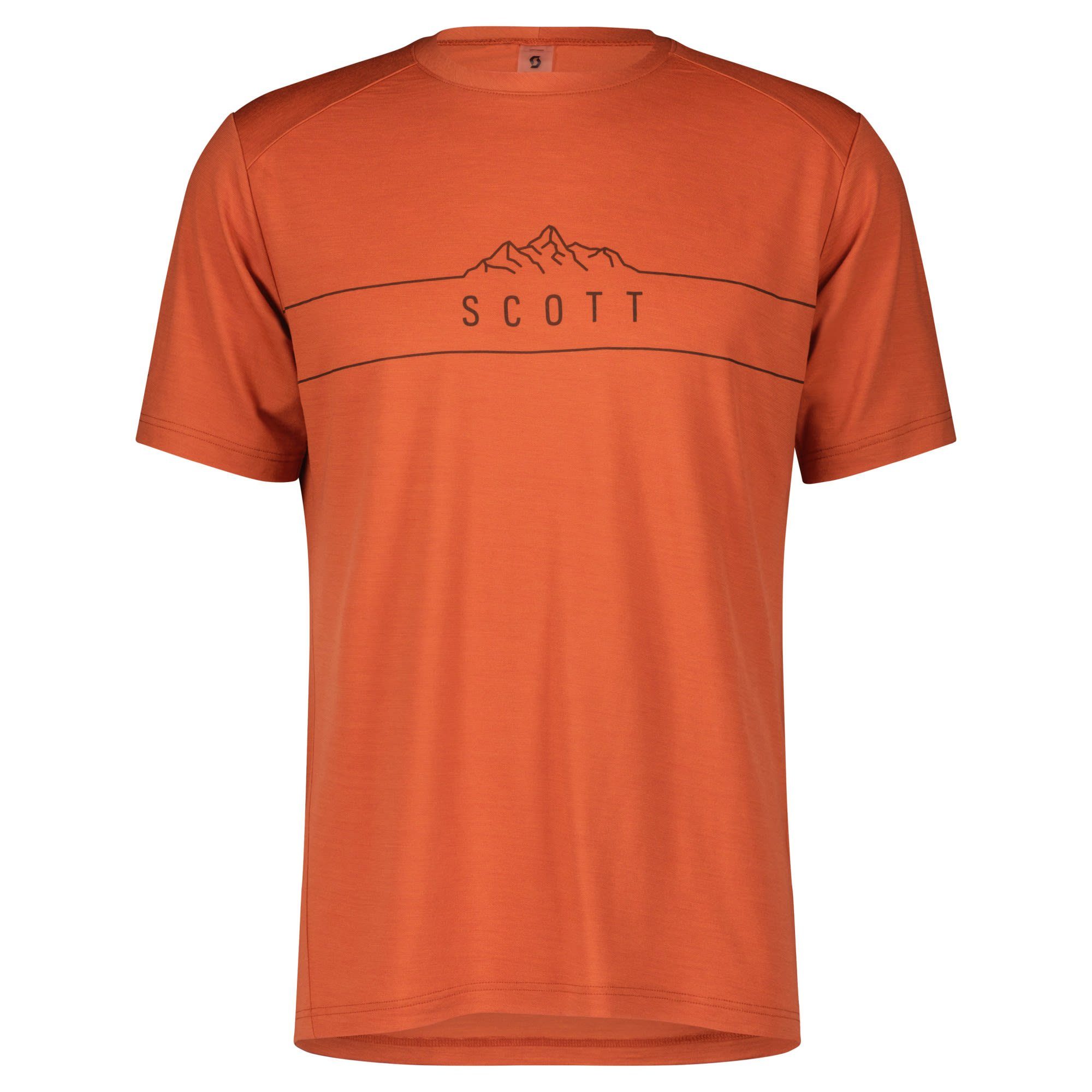 Scott T-Shirt Scott M Defined Merino S/sl Shirt Herren Braze Orange