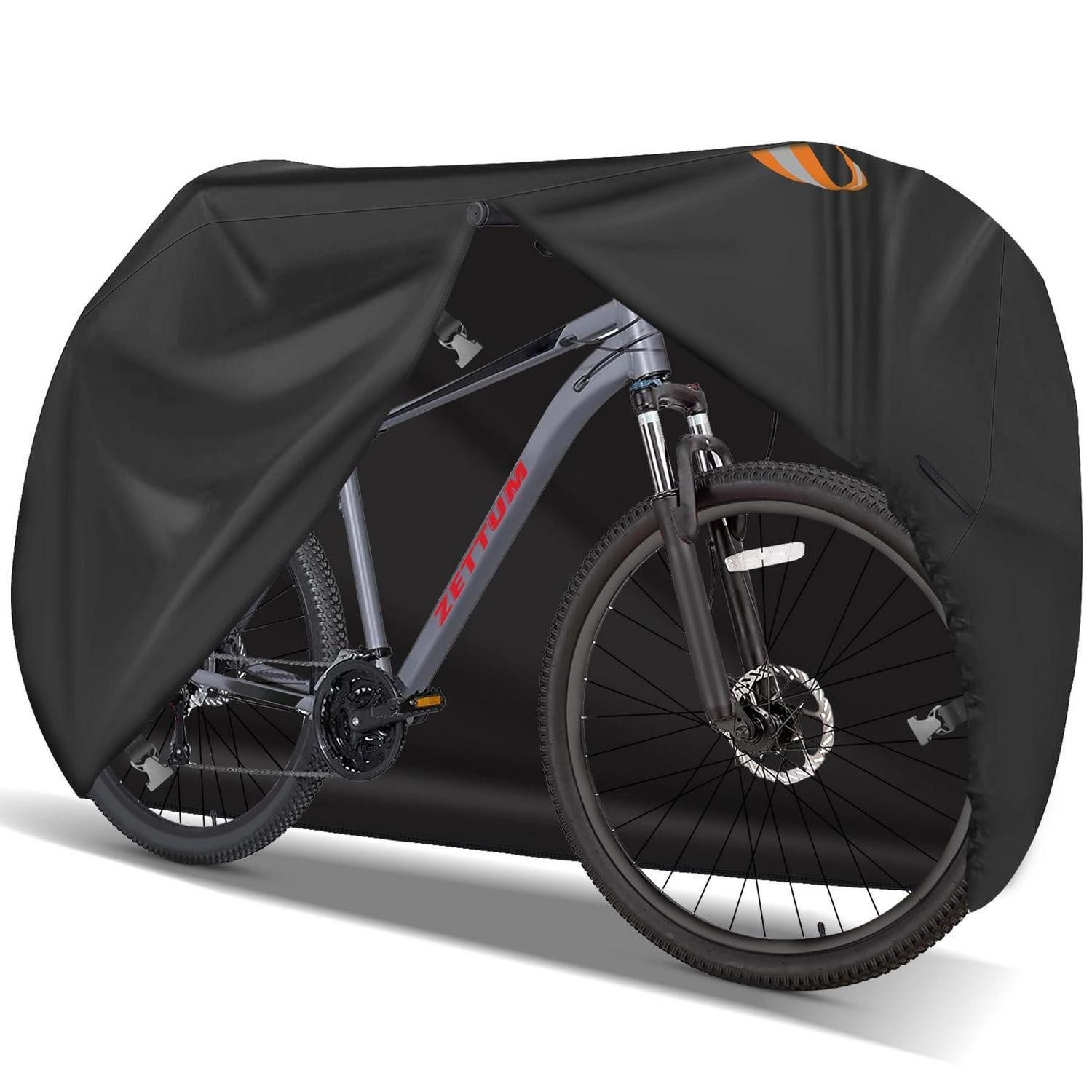 LuxusKollektion Fahrradschutzhülle Fahrradabdeckung Regenschutz Wasserdicht 600D PU 1 Bike Stationary