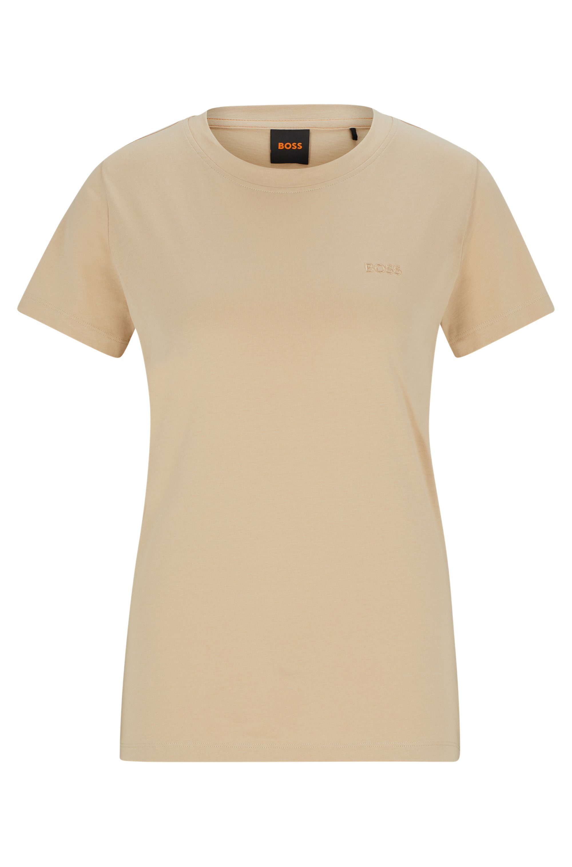BOSS ORANGE T-Shirt C_Esogo_2 Premium Damenmode mit BOSS Stickerei