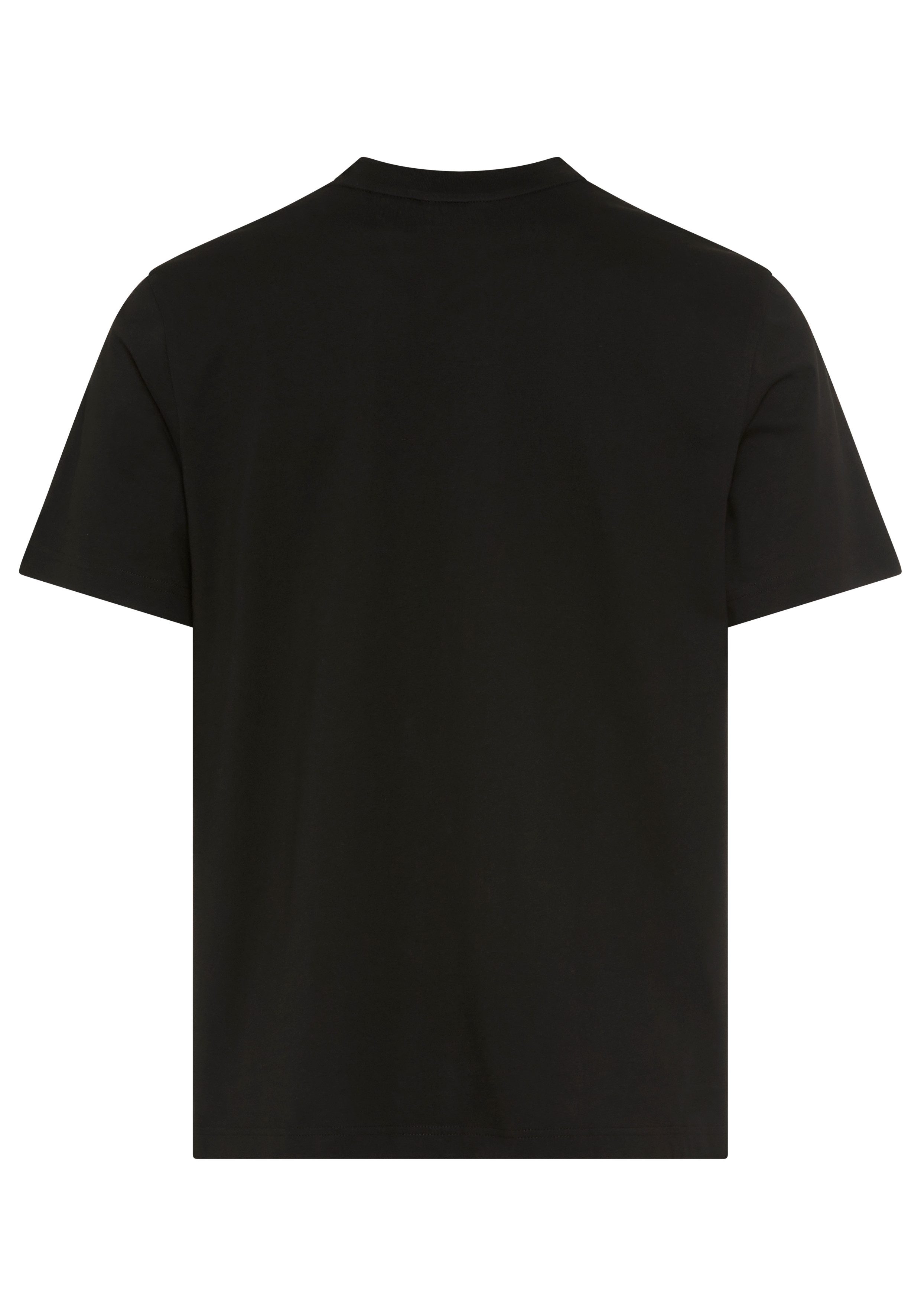 Lacoste T-Shirt Rundhalsausschnitt, Jersey-Qualität aus reiner Baumwolle
