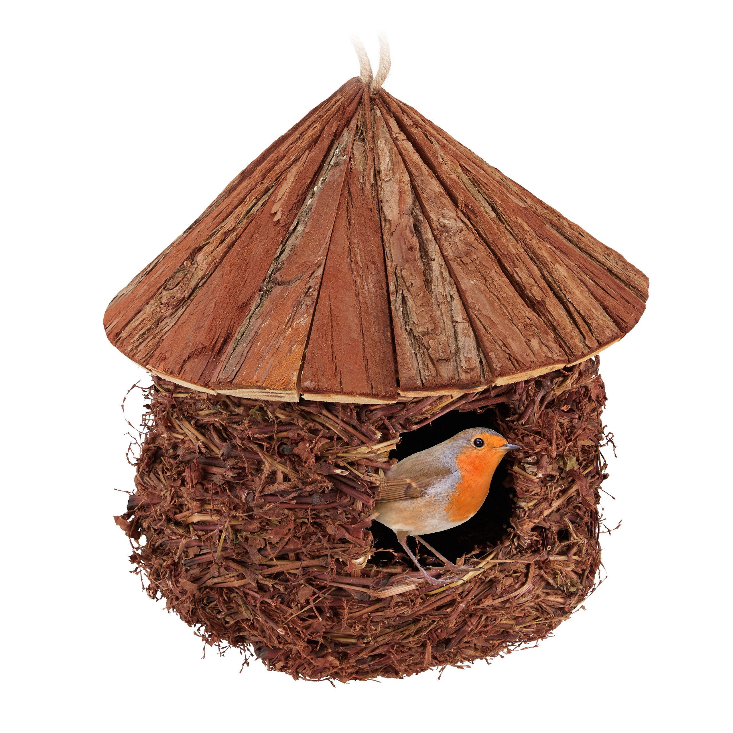 Vogelhaus Vogelnest Stroh