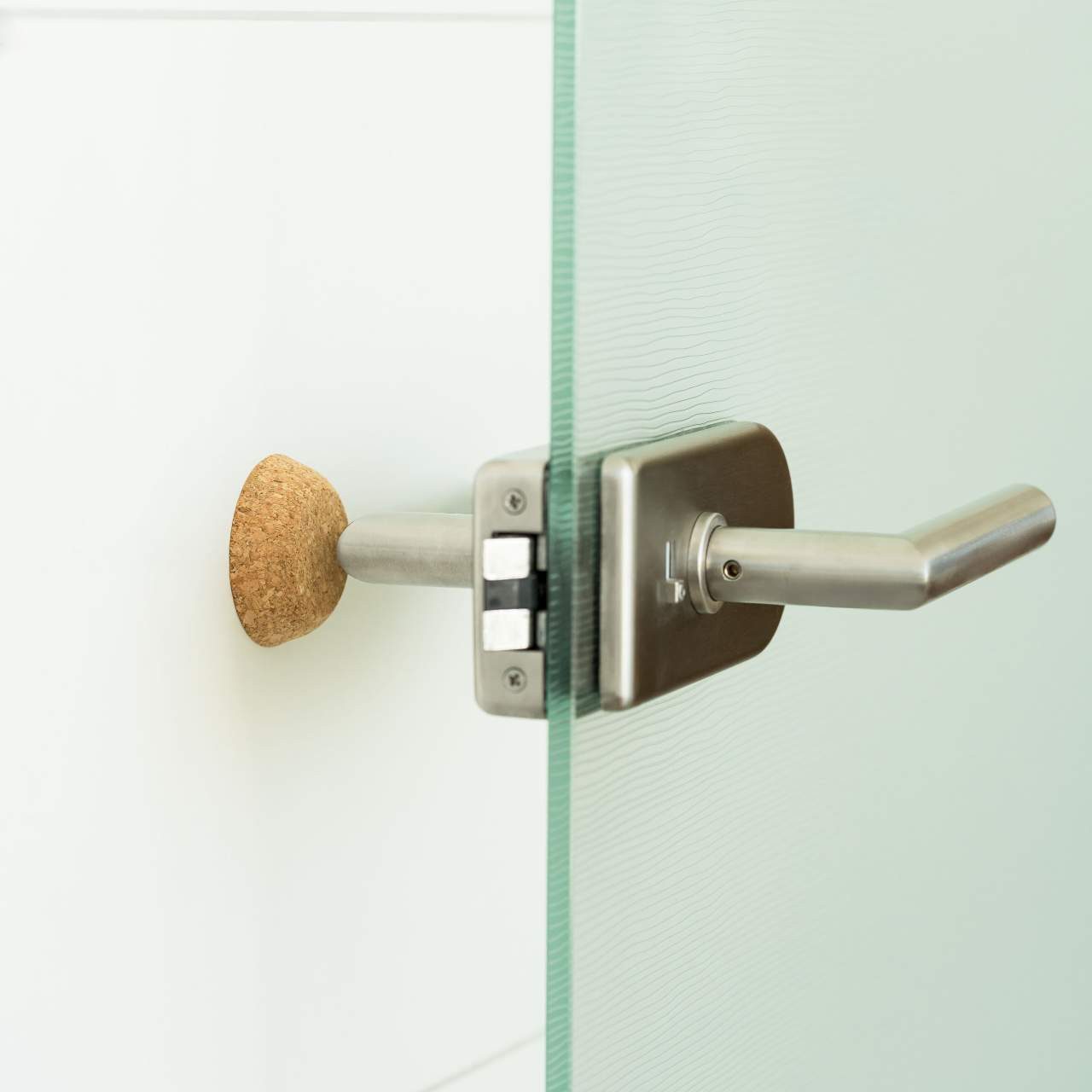Kork-Deko.de Wandtürstopper Türpuffer Wand 5er Set aus Presskork (selbstklebend) – Türstopper (5 St)
