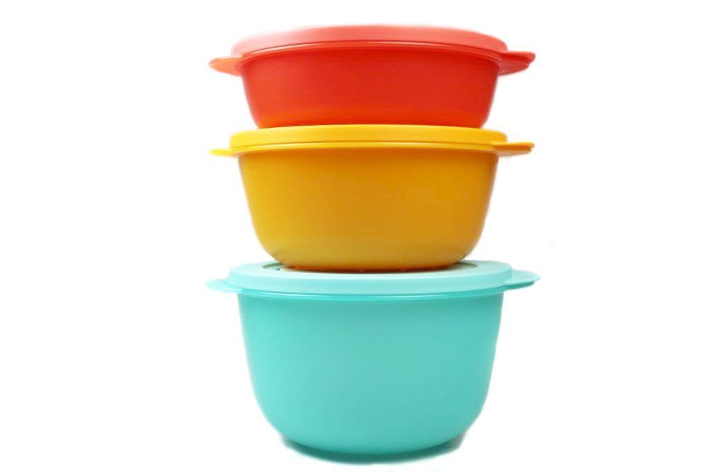 TUPPERWARE Mikrowellenbehälter TUPPERWARE Mikrowelle CrystalWave 850 ml + 1,3 L + 1,8 L Mikro Micro