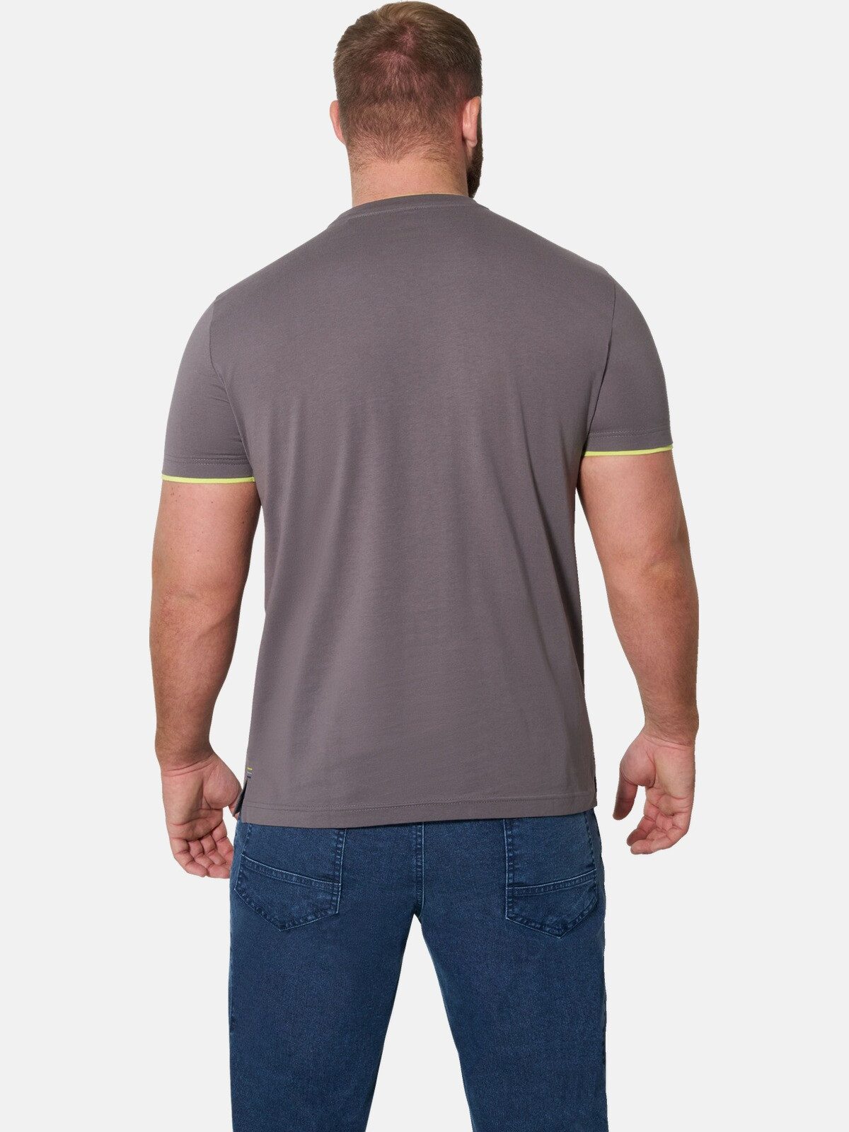 Jan Vanderstorm T-Shirt HENTUR mit knalligen Kontrasten