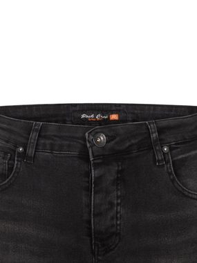 Rock Creek Regular-fit-Jeans Herren Jeans Stonewashed Schwarz RC-2409