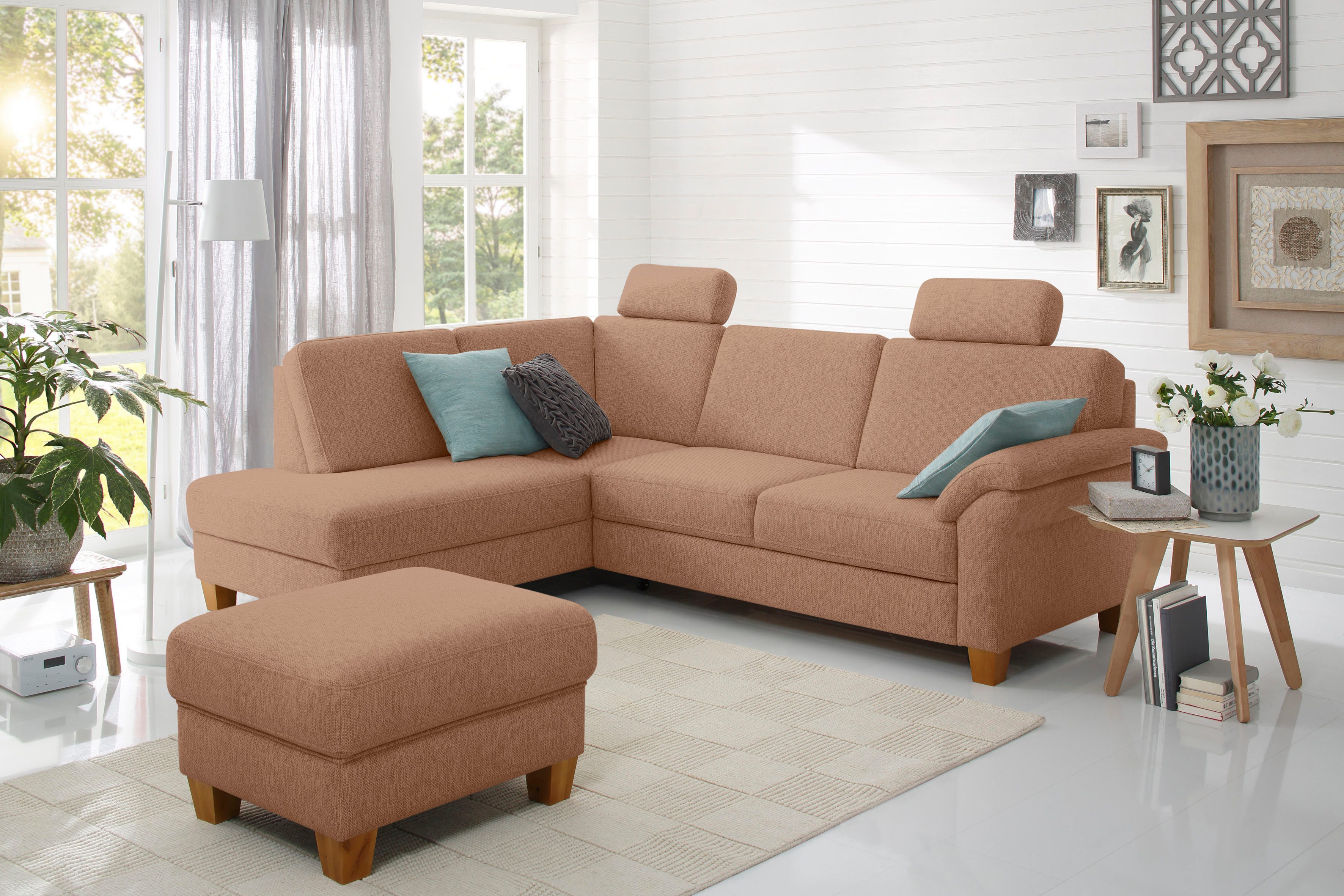 Home affaire Ecksofa Borkum L-Form, mit günstig online kaufen