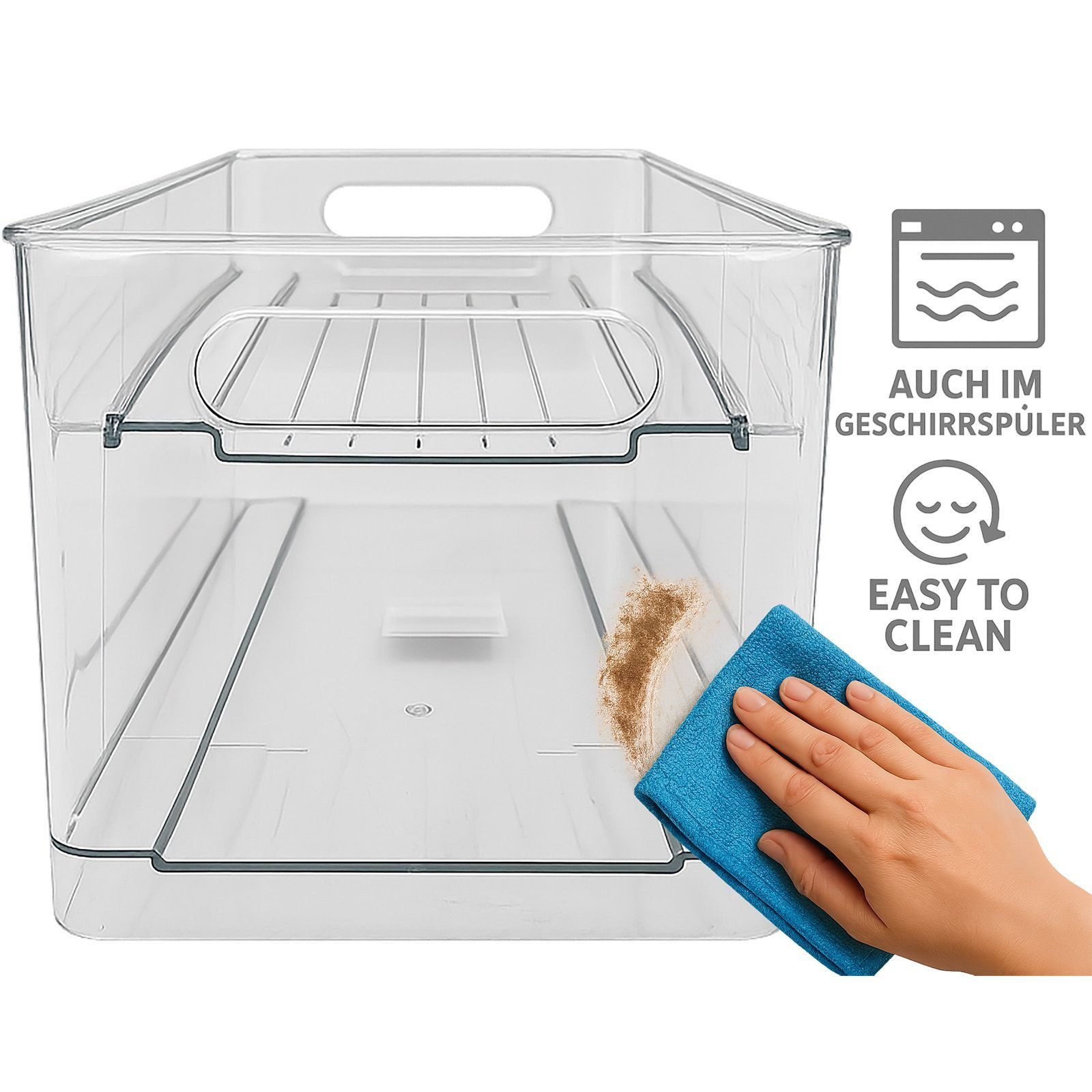 BURI Flaschenablage Kühlschrank Dosen Organizer selbstrollender Dosenspender Dosenhalter – Bild 5 von 5