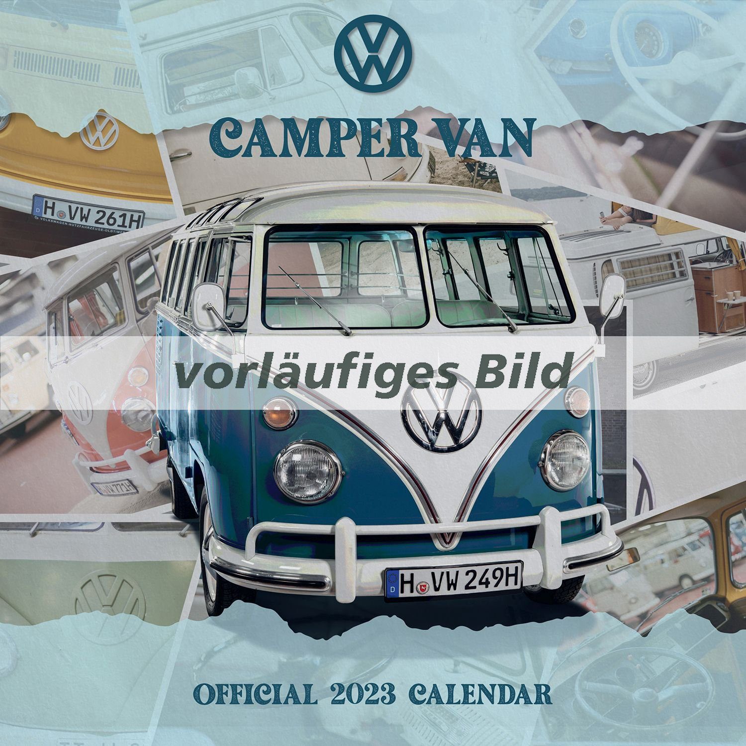  Nostalgic-Art Retro Blechschild, 15 x 20 cm, VW Bulli – Let's  Get Away Night – Volkswagen Bus Geschenk-Idee, aus Metall, Vintage Design