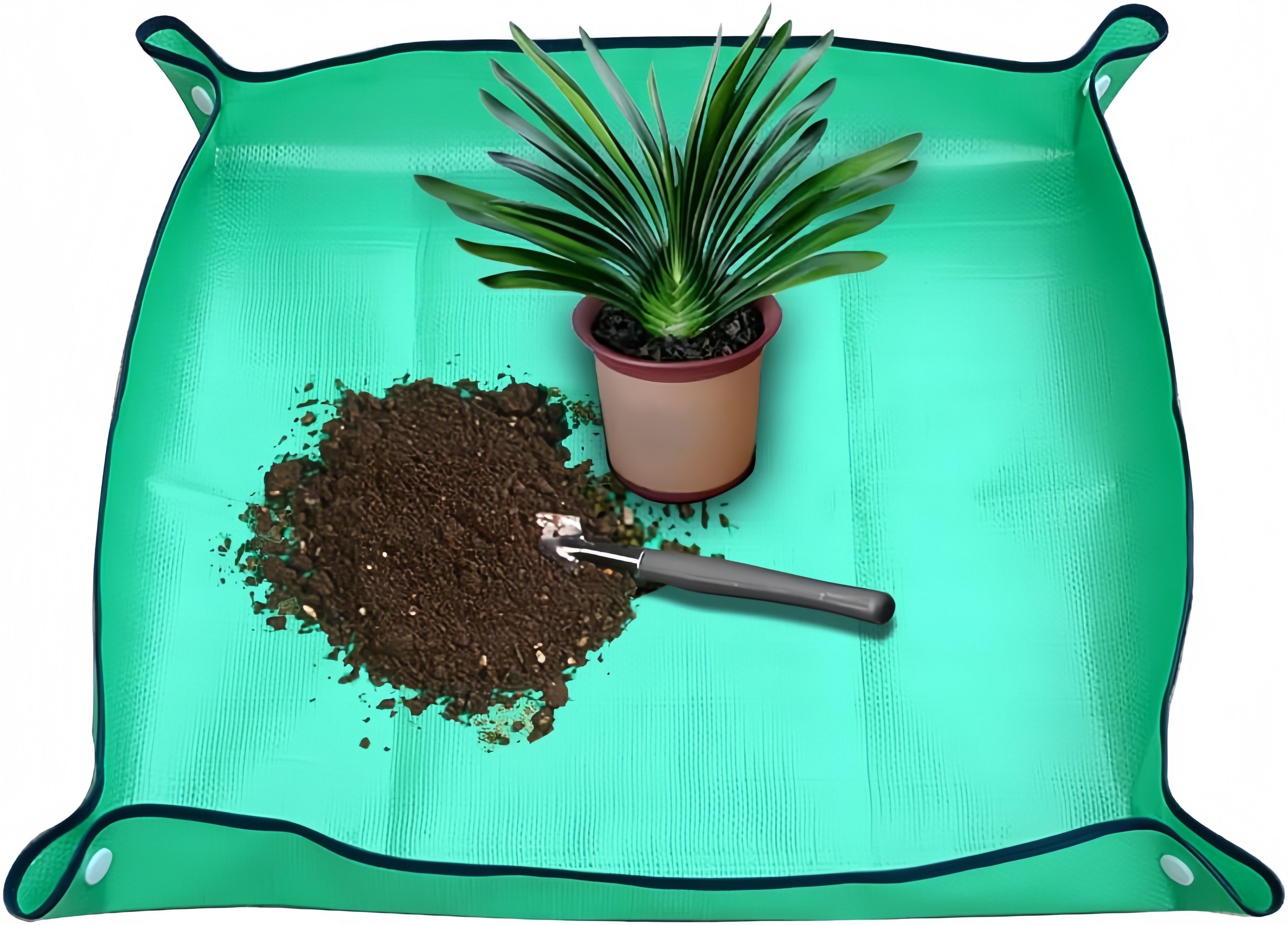 FOUORTUNATE-BEE Gartenpflege-Set Faltbare Pflanzmatte zum Umtopfen, wasserdicht für drinnen & draußen, Wasserdichte Gartenmatte für …