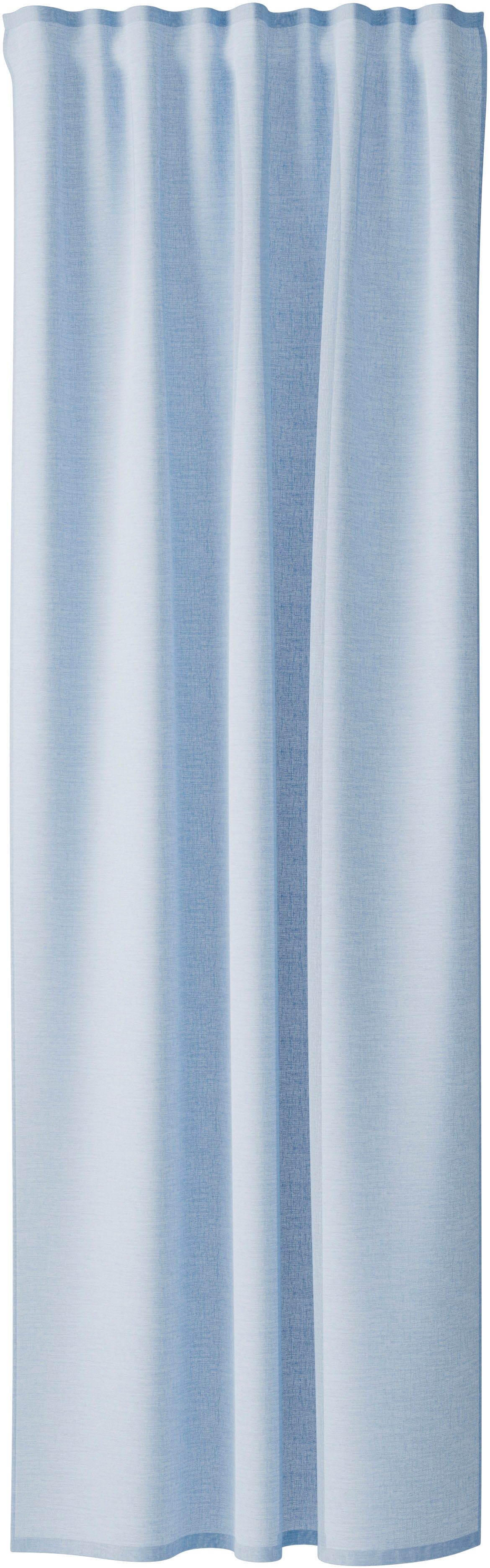 HOMING Gardine Oskar (1 St), verdeckte Schlaufen, halbtransparent, Fertigschal