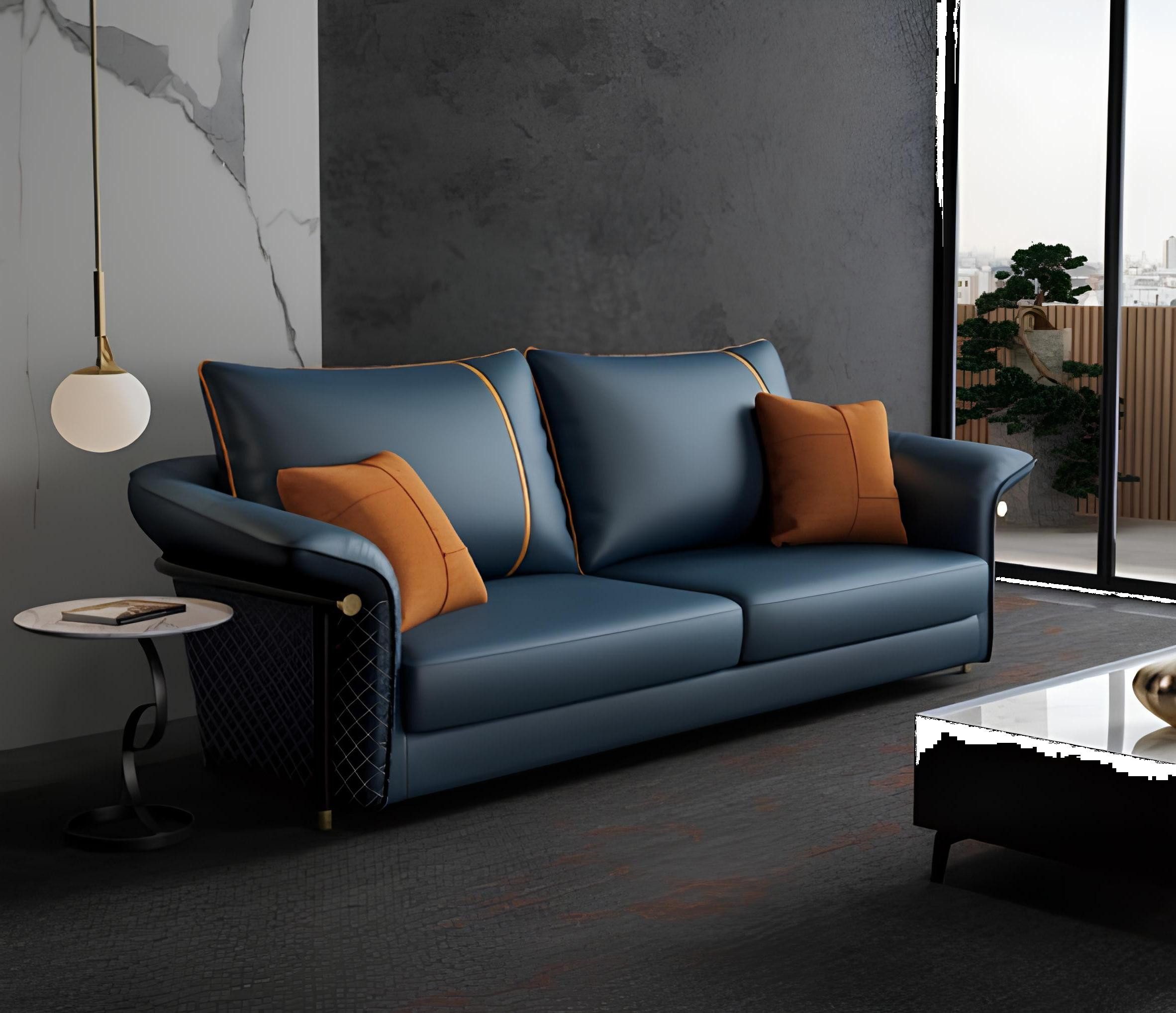 Xlmoebel 3-Sitzer Modernes Sofa mit hochwertiger Polsterung in stilvollem Design, Hergestellt in Europa