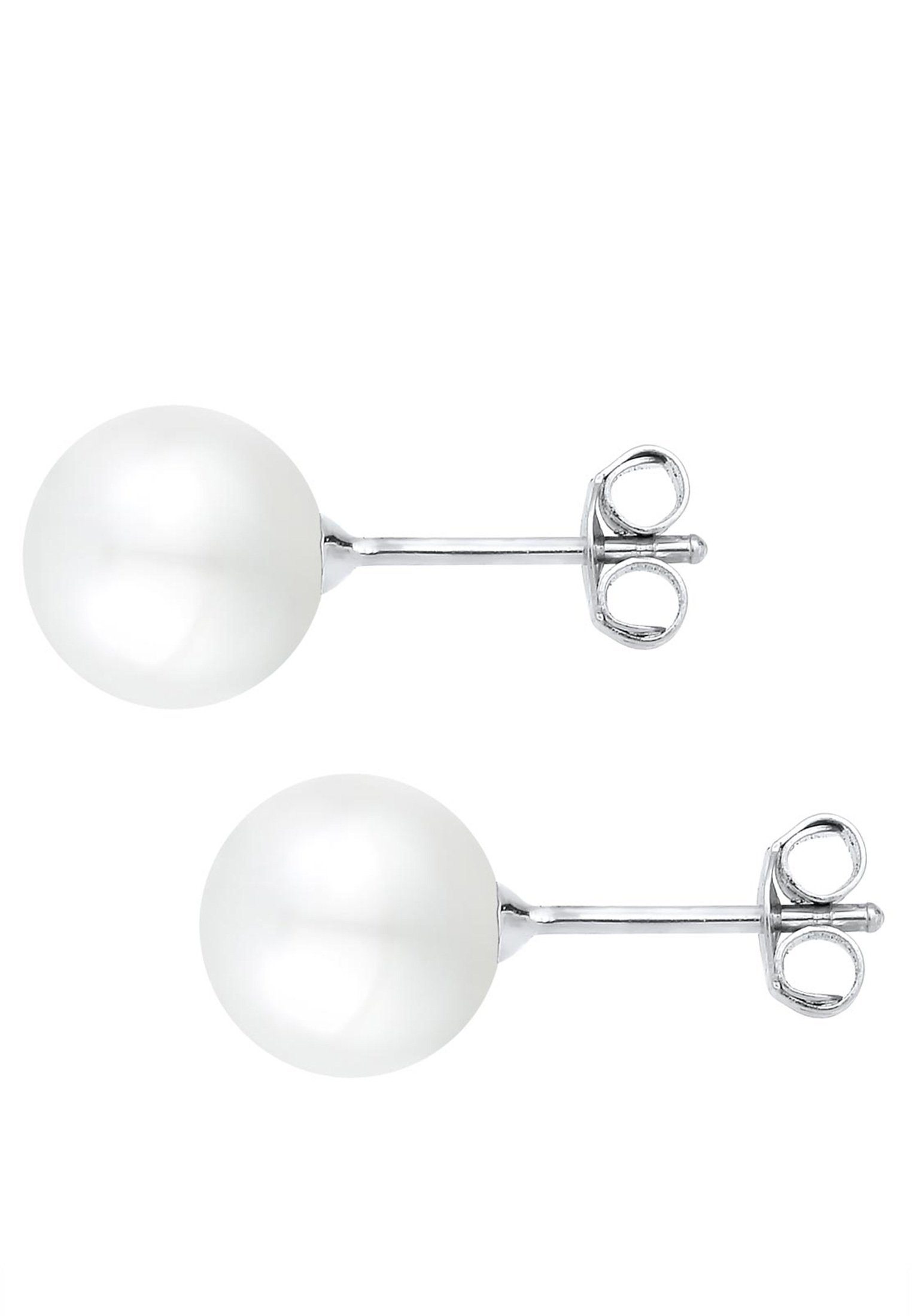 Elli Perlenohrringe Perlen Muschelkernperlen Elegant Basic 925 Silber
