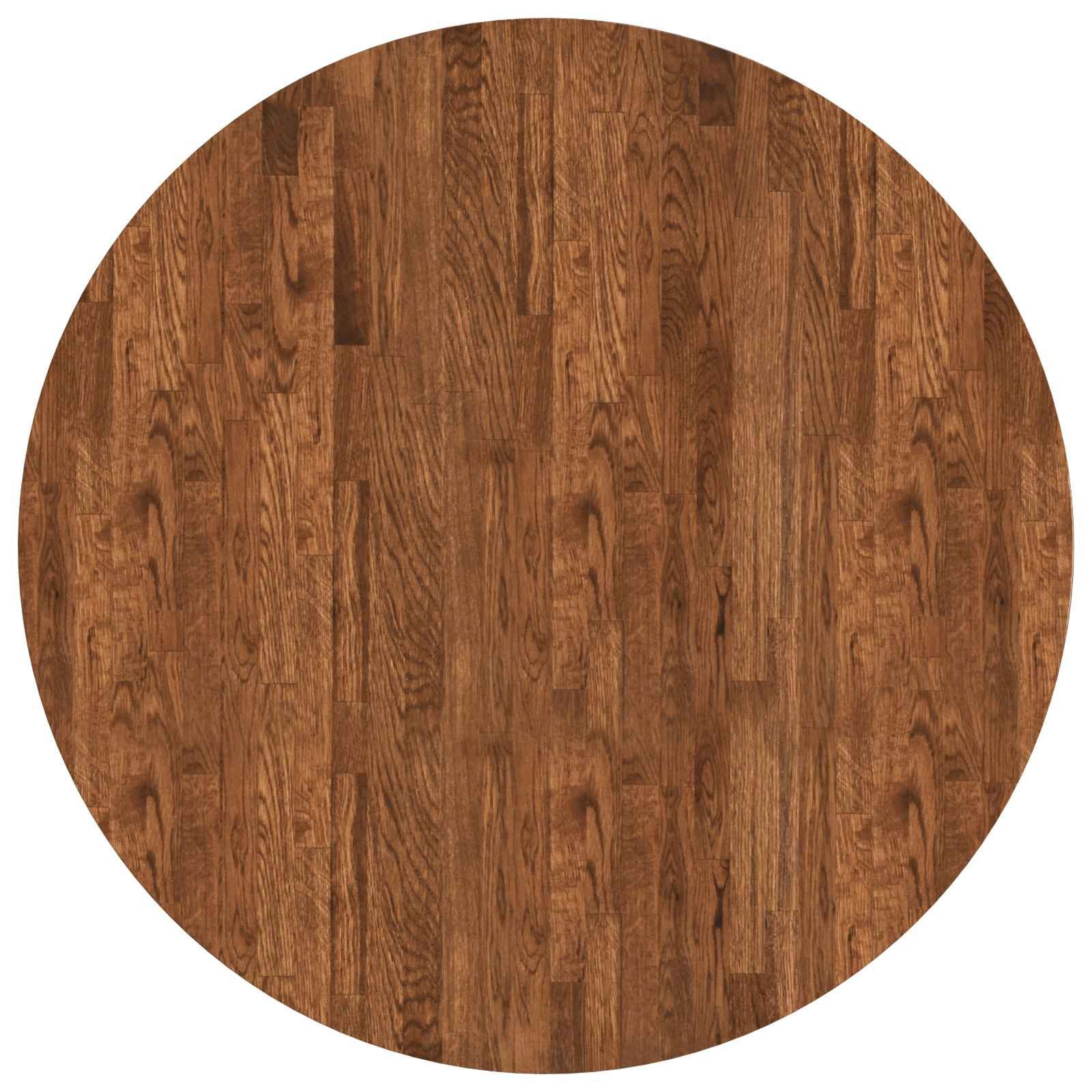 vidaXL Tischplatte Tischplatte Ø 90 x 4 cm Rund Massivholz Eiche Hellbraun (1 St)