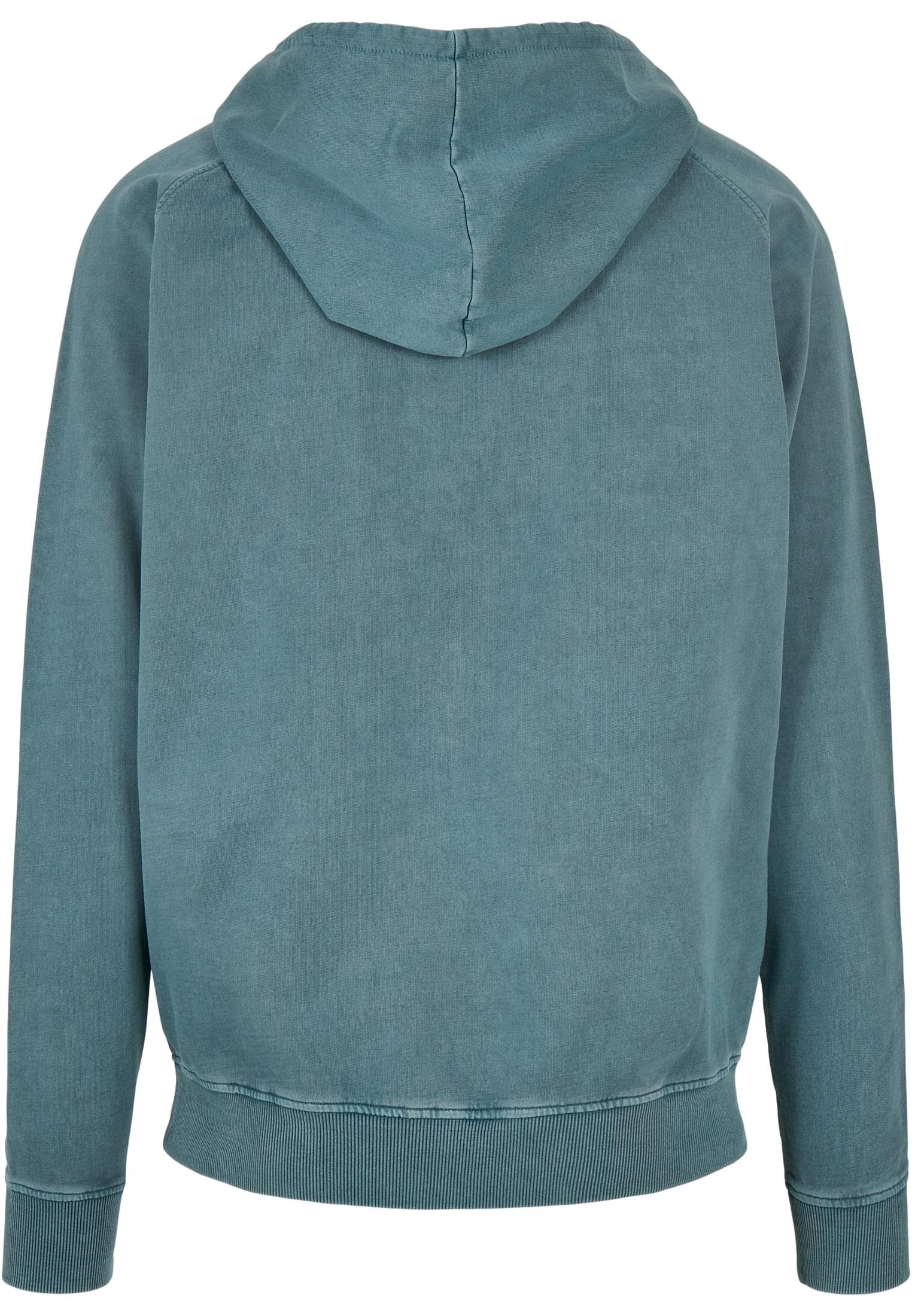 URBAN CLASSICS Sweater (1-tlg) Herren Hoody dustyblue Overdyed