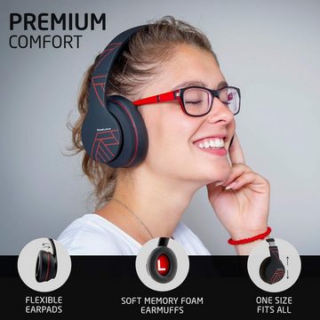 PowerLocus mit klarem Sound und tiefem Bass Headset (mit leichtem Design: Hochwertige Materialien für Komfort und Langlebigkeit. Geräuschunterdrückung und superweiche Ohrpolster für langen Tragekomfort., mit Hi-Fi-Klang, den Sie hören möchten, Dynamische Audiolautsprecher)