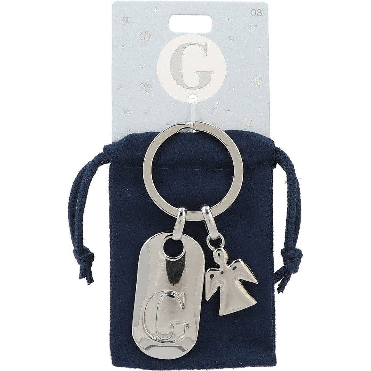 Depesche Schlüsselanhänger DEPESCHE Schlüsselanhänger Buchstabe G + Schutzengel