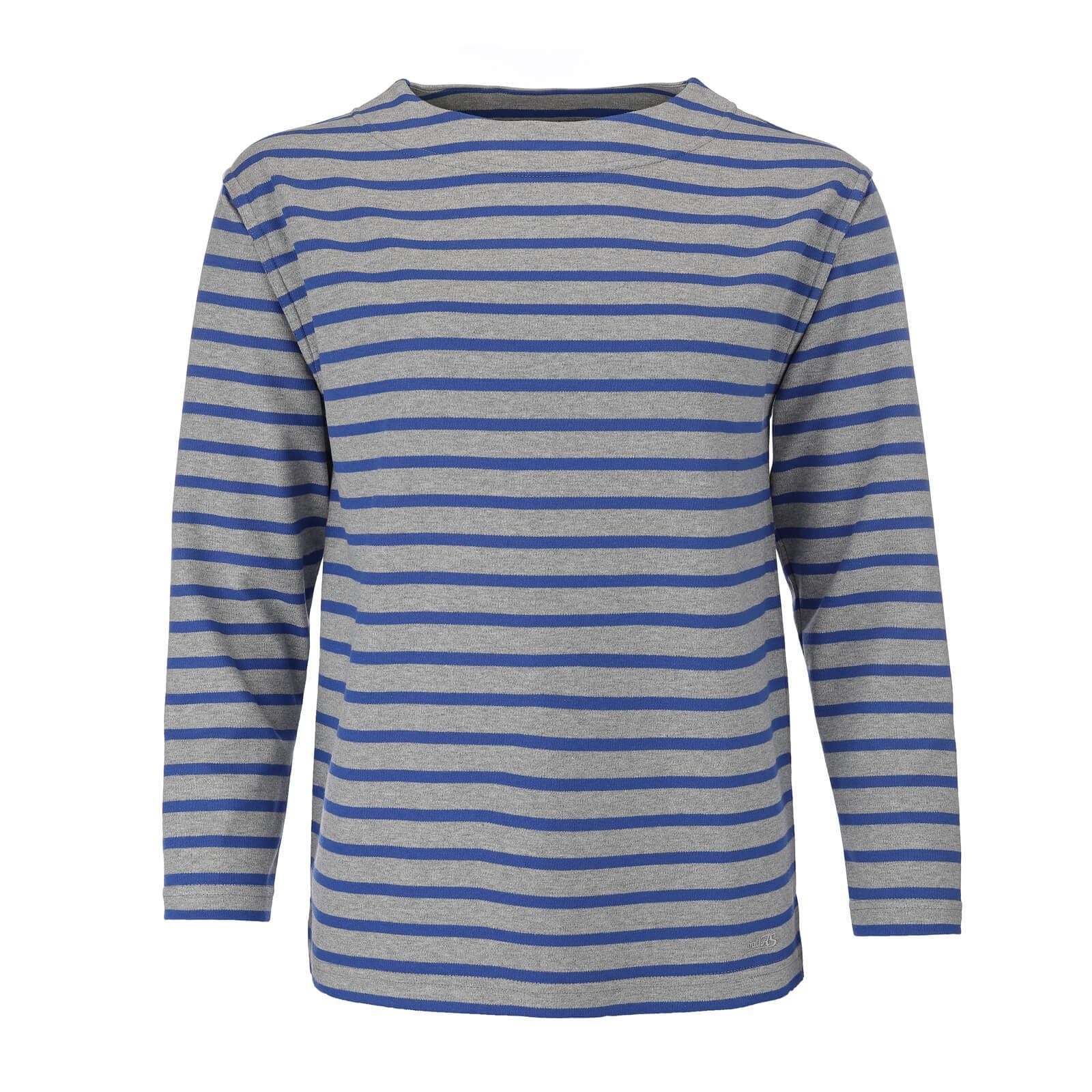 modAS Langarmshirt Damen Bretonisches Shirt U-Boot Ausschnitt - Ringelshirt  Baumwolle