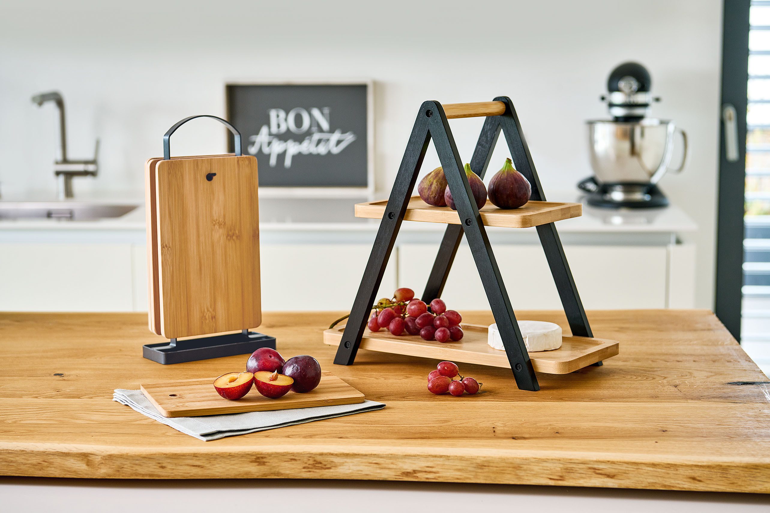 Zeller Present Etagere, Bambus, (1-tlg), 2-stufig