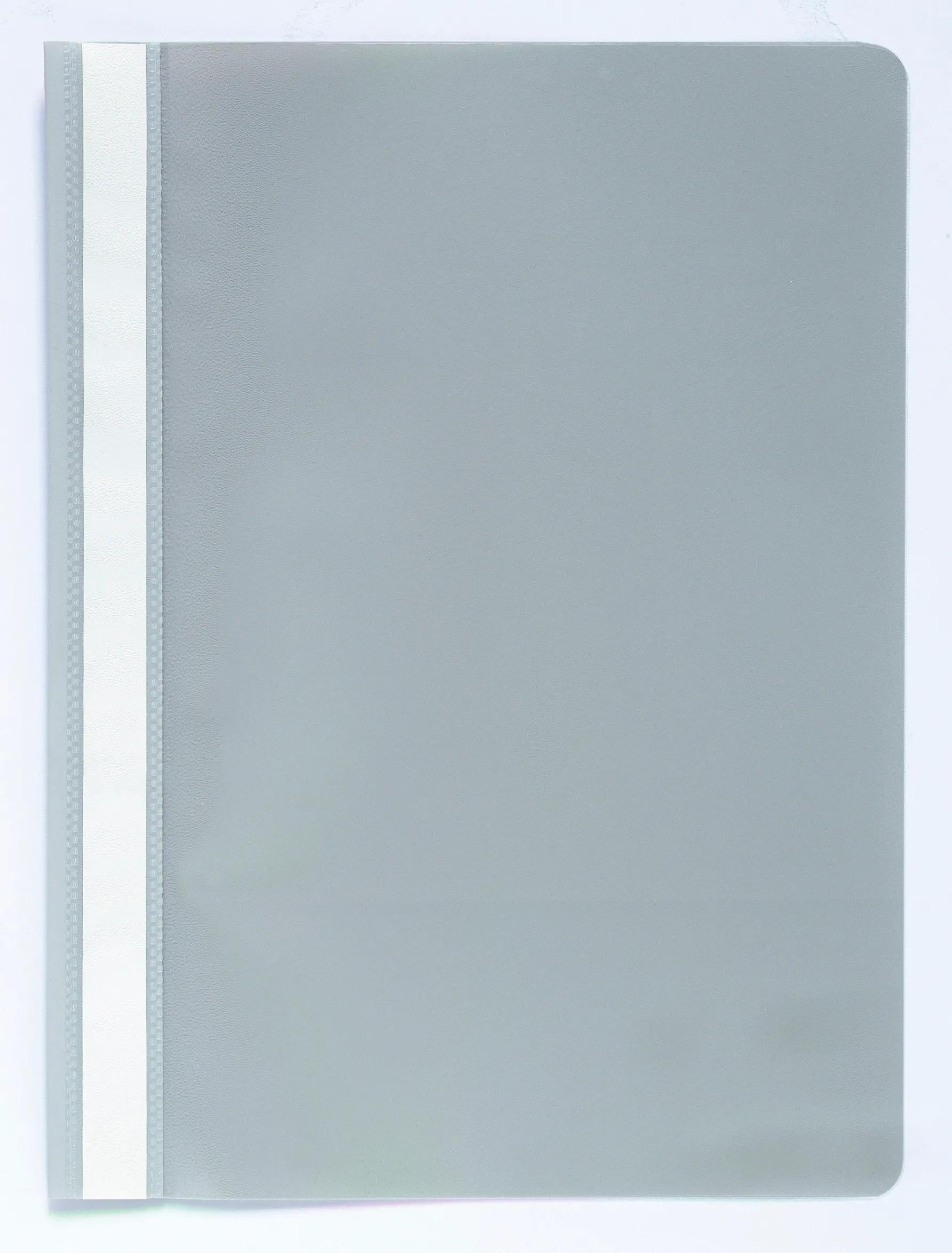 EXACOMPTA Bewerbungsmappe 25x Schnellhefter A4 aus PP - Grau - 449210B, Palstik Schnellhefter
