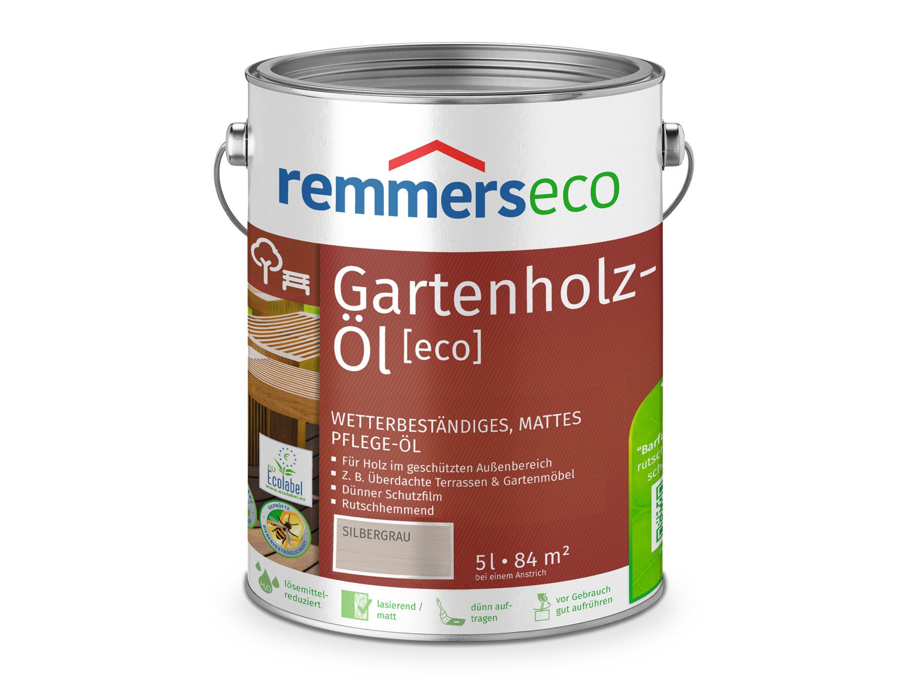 Remmers Ölfarbe Patina-Öl [eco] graphitgrau 5 Liter