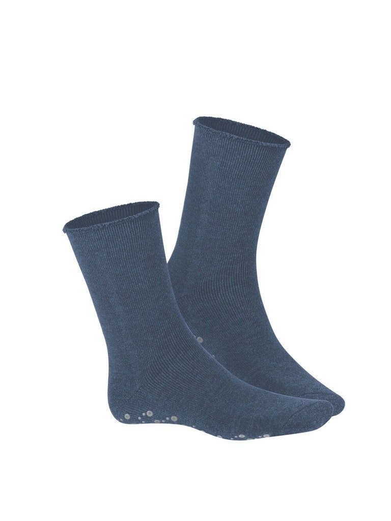 HOMEPADS Hudson Light warm Blue und (1-Paar) Komfortsocken flauschig