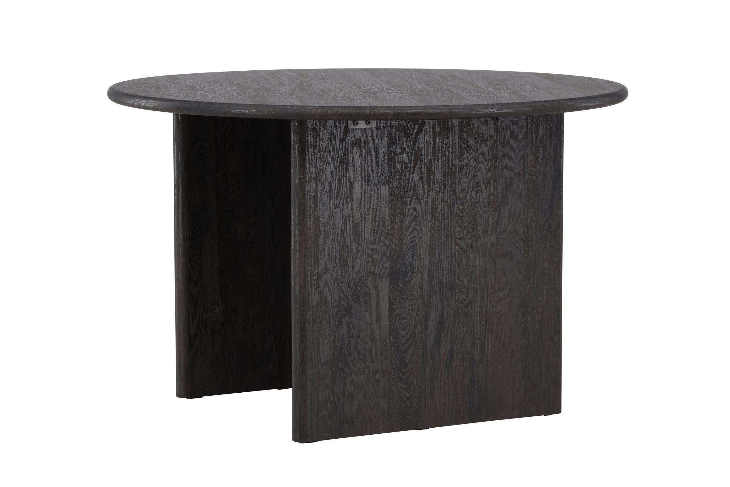 Venture Home Esstisch Björholmen Esstisch Ø120 cm schwarz. (1-St)